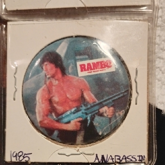 Rambo First Blood Part II Button - Picture 2 of 5
